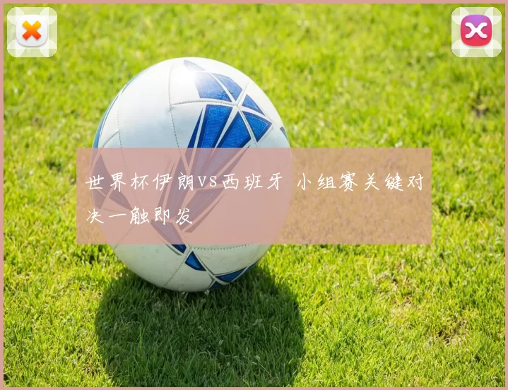 世界杯伊朗vs西班牙 小组赛关键对决一触即发
