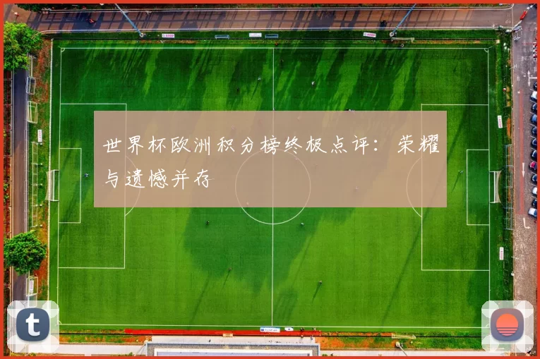 世界杯欧洲积分榜终极点评:荣耀与遗憾并存