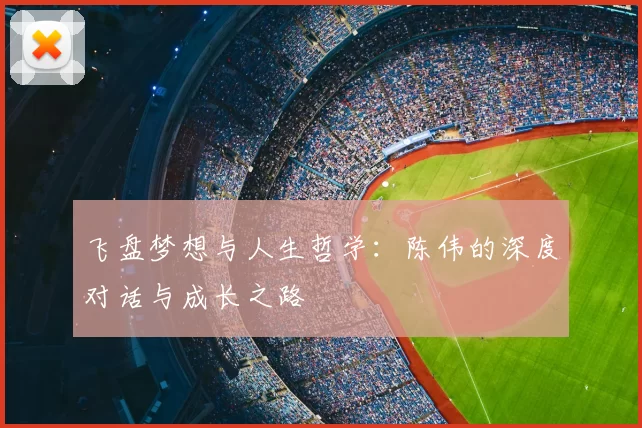 飞盘梦想与人生哲学:陈伟的深度对话与成长之路