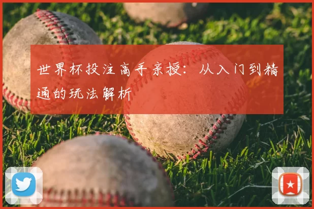 世界杯投注高手亲授:从入门到精通的玩法解析